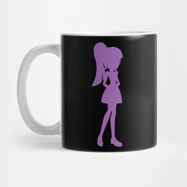 Sci-Twi Twilight Sparkle Equestria Girls Silhouette by Wissle